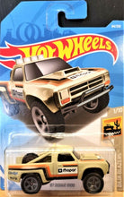 Load image into Gallery viewer, Hot Wheels 2019 '87 Dodge D100 Tan #64 Baja Blazers 1/10 New Long Card