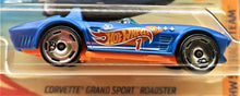 Load image into Gallery viewer, Hot Wheels 2018 Corvette Grand Sport Roadster Blue #259 HW 50 Race Team 3/10 New