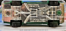 Load image into Gallery viewer, Hot Wheels 2021 '68 Mercury Cougar Green #207 HW Flames 2/5 New Long Card