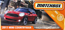 Load image into Gallery viewer, Matchbox 2020 2011 Mini Countryman Red #11 MBX City New Sealed Box