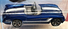 Load image into Gallery viewer, Hot Wheels 2018 '55 Corvette Blue #192 Then and Now 3/10 New