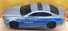 Load image into Gallery viewer, Matchbox 2021 BMW M5 Police Silver Germany Collection 3/12 New