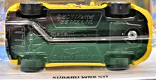 Load image into Gallery viewer, Hot Wheels 2021 Subaru WRX STI Yellow #68 HW Speed Graphics 2/10 New Long Card