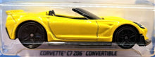 Load image into Gallery viewer, Hot Wheels 2018 Corvette C7 Z06 Convertible Yellow #98 Factory Fresh 9/10 New