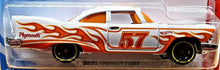 Load image into Gallery viewer, Hot Wheels 2020 '57 Plymouth Fury White #168 HW Flames 2/10 New Long Card