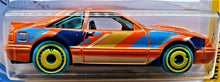 Load image into Gallery viewer, Hot Wheels 2020 '92 Ford Mustang Orange #90 HW Art Cars 1/10 New Long Card