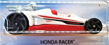 Load image into Gallery viewer, Hot Wheels 2018 Honda Racer White Honda 70th Anniversary 6/8 New Long Card