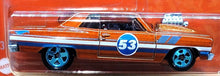 Load image into Gallery viewer, Hot Wheels 2021 '64 Chevy Chevelle SS Orange and Blue Series 1/5 New Long Card