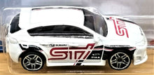Load image into Gallery viewer, Hot Wheels 2021 Subaru WRX STI White #68 HW Speed Graphics 2/10 New Long Card