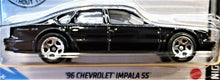 Load image into Gallery viewer, Hot Wheels 2020 '96 Chevrolet Impala SS Black #232 Nightburnerz 2/10 New