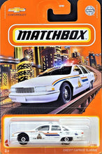 Load image into Gallery viewer, Matchbox 2021 '94 Chevy Caprice Classic White MBX Metro #32/100 New Long Card