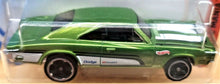 Load image into Gallery viewer, Hot Wheels 2018 '69 Dodge Charger 500 Green #92 Muscle Mania 6/10 New Long Card