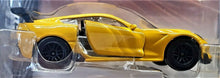 Load image into Gallery viewer, Majorette 2020 Chevrolet Corvette GMTM Yellow #9610 Premium Cars New Long Card