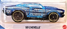 Load image into Gallery viewer, Hot Wheels 2021 '69 Chevelle Clear Clear #77 X-Raycers 1/5 New Long Card