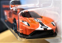 Load image into Gallery viewer, Hot Wheels 2018 Ford GT Race 2016 Orange #71 Legends Of Speed 4/10 New Long Card