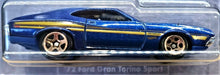 Load image into Gallery viewer, Hot Wheels 2020 '72 Ford Gran Torino Sport Blue American Steel 6/10 New