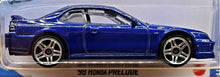 Load image into Gallery viewer, Hot Wheels 2020 '98 Honda Prelude Dark Blue #166 Honda 1/5 New Long Card