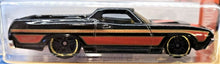 Load image into Gallery viewer, Hot Wheels 2019 '72 Ford Ranchero Black #29 HW Hot Trucks 8/10 New Long Card