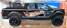 Load image into Gallery viewer, Hot Wheels 2016 '15 Ford F-150 Black #141 HW Hot Trucks #1/10 New