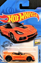 Load image into Gallery viewer, Hot Wheels 2020 '19 Corvette ZR1 Convertible Orange #144 Factory Fresh 2/10 New
