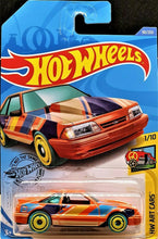 Load image into Gallery viewer, Hot Wheels 2020 '92 Ford Mustang Orange #90 HW Art Cars 1/10 New Long Card