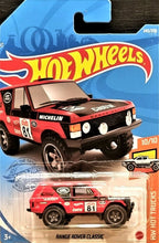 Load image into Gallery viewer, Hot Wheels 2021 Range Rover Classic Red #245 HW Hot Trucks 10/10 New Long Card