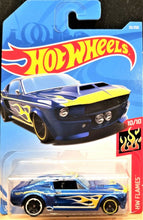Load image into Gallery viewer, Hot Wheels 2019 '67 Shelby GT-500 Blue #33 HW Flames 10/10 New Long Card