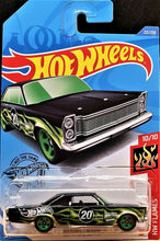 Load image into Gallery viewer, Hot Wheels 2020 '65 Ford Galaxie Black #221 HW Flames 10/10 New Long Card