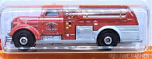 Load image into Gallery viewer, Matchbox 2021 MBX Fire Dasher Red MBX Metro #7/100 New Long Card