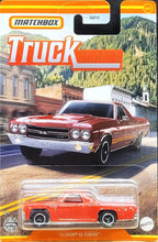 Load image into Gallery viewer, Matchbox 2021 '70 Chevy EL Camino Red Truck Series #10/12 New Long Card