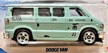 Load image into Gallery viewer, Hot Wheels 2021 Dodge Van Seafoam Green #50 HW Drift  2/5 New Long Card