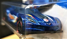 Load image into Gallery viewer, Hot Wheels 2016 CORVETTE C7.R BLUE #1 HW RACE TEAM 1/10 New