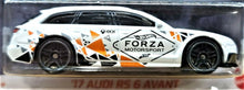 Load image into Gallery viewer, Hot Wheels 2020 '17 Audi RS 6 Avant White Forza Motorsport 3/5 New Long Card