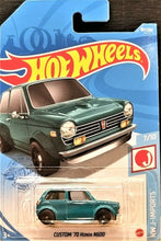 Load image into Gallery viewer, Hot Wheels 2021 Custom '70 Honda N600 Teal #187 HW J-Imports 7/10 New Long Card