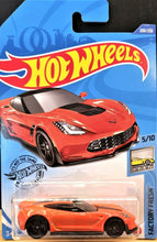Load image into Gallery viewer, Hot Wheels 2020 Corvette C7 Z06 Orange #200 Factory Fresh 5/10 New Long Card