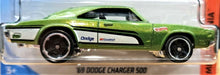 Load image into Gallery viewer, Hot Wheels 2018 '69 Dodge Charger 500 Green #92 Muscle Mania 6/10 New Long Card
