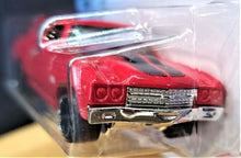 Load image into Gallery viewer, Hot Wheels 2020 '70 Chevelle SS Red #236 HW Screen Time 6/10 New Long Card