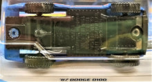 Load image into Gallery viewer, Hot Wheels 2021 '87 Dodge D100 Blue #168 HW Race Team 1/10 New Long Card