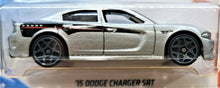 Load image into Gallery viewer, Hot Wheels 2018 '15 Dodge Charger SRT Silver #66 Muscle Mania 3/10 Long Card New