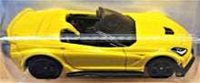 Load image into Gallery viewer, Hot Wheels 2018 Corvette C7 Z06 Convertible Yellow #98 Factory Fresh 9/10 New