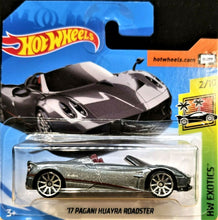 Load image into Gallery viewer, Hot Wheels 2018 '17 Pagani Huayra Roadster Grey #119 HW Exotics 2/10 New