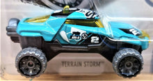 Load image into Gallery viewer, Hot Wheels 2017 Terrain Storm Teal Blue #86 HW Snow Stormers 1/5 New