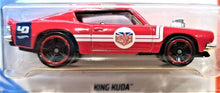 Load image into Gallery viewer, Hot Wheels 2019 King Kuda Red #140 Muscle Mania 9/10 New Long Card