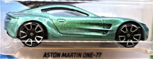 Load image into Gallery viewer, Hot Wheels 2018 Aston Martin One-77 Green #117 HW Exotics 5/10 New