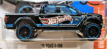 Load image into Gallery viewer, Hot Wheels 2016 '15 Ford F-150 Black #141 HW Hot Trucks #1/10 New