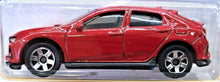 Load image into Gallery viewer, Matchbox 2019 '17 Honda Civic Hatchback Red #8 MBX Road Trip 14/20 New Long Card