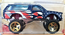 Load image into Gallery viewer, Hot Wheels 2020 Chevy Blazer 4x4 Blue Stars & Stripes 5/10 New Long Card