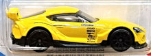 Load image into Gallery viewer, Hot Wheels 2021 '20 Toyota GR Supra Yellow #178 HW Speed Graphics 5/10 New