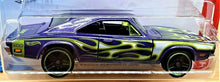 Load image into Gallery viewer, Hot Wheels 2020 '69 Dodge Charger 500 Purple #189 HW Flames 8/10 New Long Card