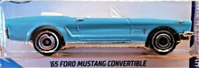 Load image into Gallery viewer, Hot Wheels 2020 '65 Ford Mustang Convertible Light Blue #59 HW Screen Time 5/10